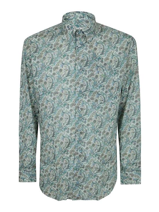 26SS 에트로 긴팔 셔츠 MRIB002999SA5T9X0800 Green