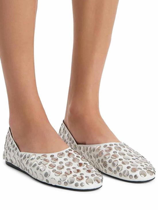 26SS 케이트 플랫 슈즈 F4059890131 White - KHAITE