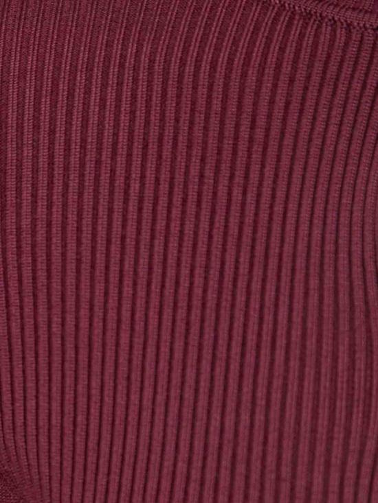 26SS 셀프 포트레이트 긴팔 티셔츠 RS26138TBURGUNDY Burgundy - SELF PORTRAIT