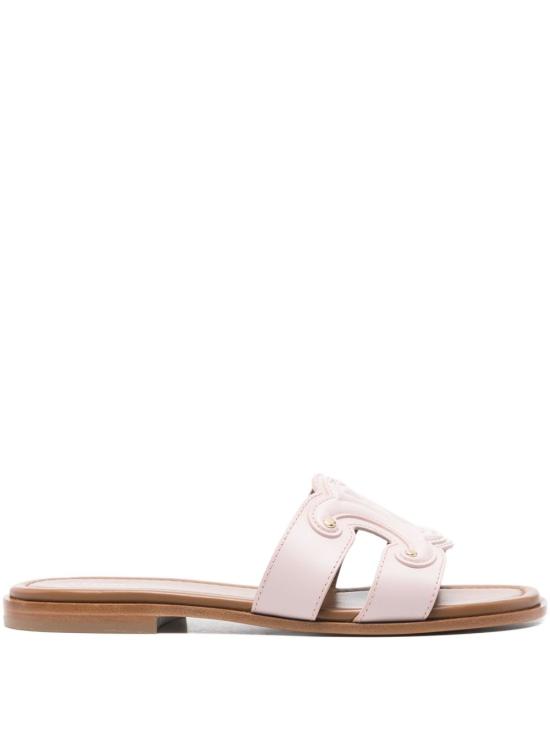 26SS 셀린느 마리나 뮬 카프스킨 364783 767C25BD Pink