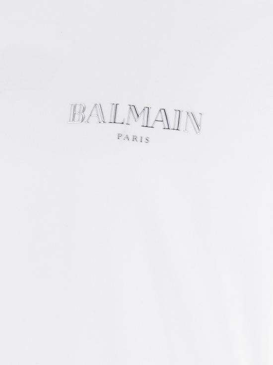  발망 반팔 티셔츠 빈티지 티셔츠 화이트 - BALMAIN