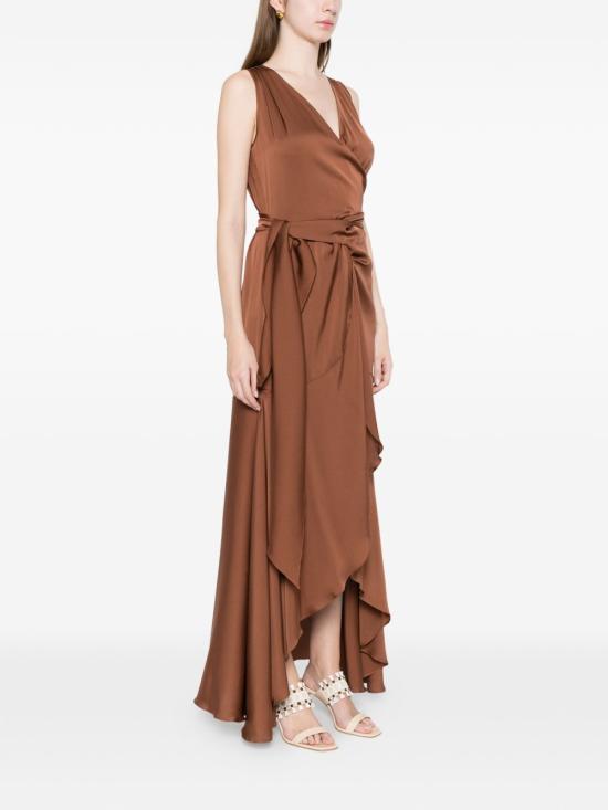 26SS 실크95파이브 롱 원피스 24080 SHANGRIN92 Marrone chiaro - SILK95FIVE