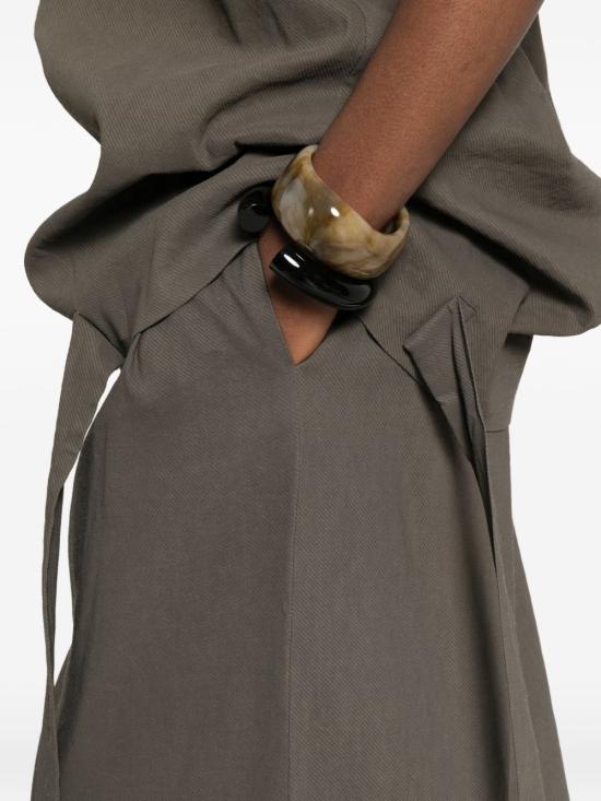 26SS 우마 왕 스트레이트 팬츠 UW3018 UW890 Grey - UMA WANG