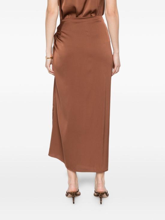 26SS 실크95파이브 미디 스커트 26065 FRENCHTIEN92 Marrone chiaro - SILK95FIVE