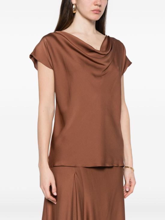 26SS 실크95파이브 민소매 티셔츠 25255 MIZNERN92 Marrone chiaro - SILK95FIVE