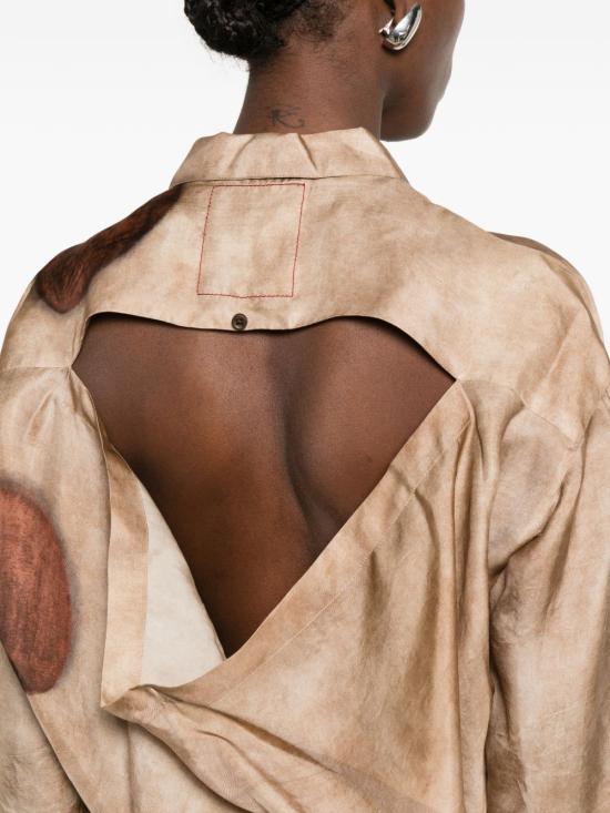 26SS 우마 왕 스웨터 UW1004 UW506 Brown - UMA WANG