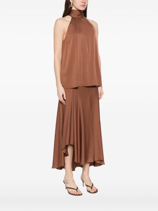 26SS 실크95파이브 민소매 티셔츠 26080 VILLETTEN92 Marrone chiaro - SILK95FIVE