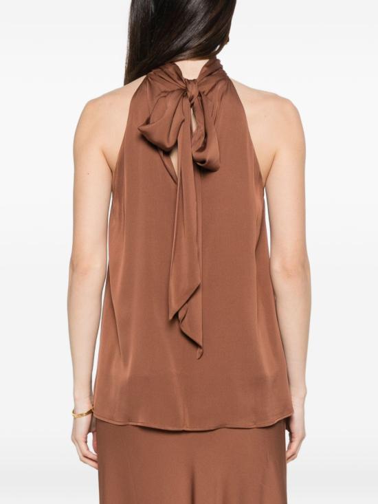 26SS 실크95파이브 민소매 티셔츠 26080 VILLETTEN92 Marrone chiaro - SILK95FIVE