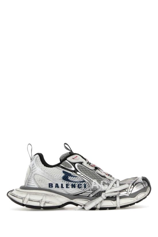 26SS 발렌시아가 3xl 스플릿 로고 스니커즈 840090W3XSG 9239 WHITENAVYGREY