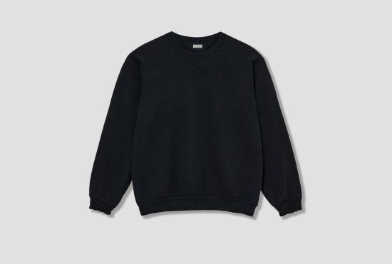 26SS 아프레쎄 긴팔 티셔츠 빈티지 더블 V 스웨트셔츠 26SAP-05-17 블랙