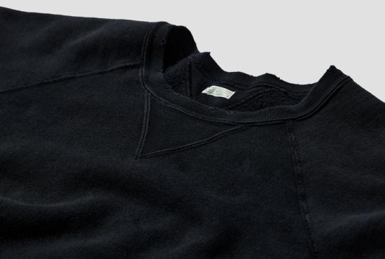 26SS 아프레쎄 긴팔 티셔츠 빈티지 더블 V 스웨트셔츠 26SAP-05-17 블랙 - A.PRESSE