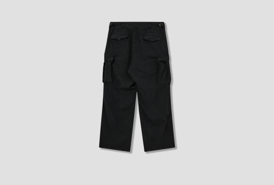 26SS 아프레쎄 스트레이트 팬츠 빈티지 미군 M-51 야전 바지 26SAP-04-50 블랙 - A.PRESSE