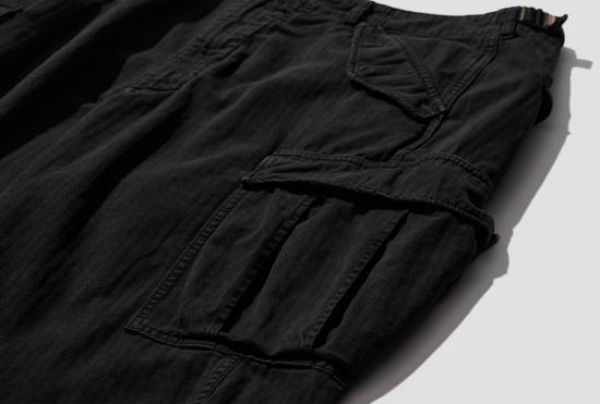 26SS 아프레쎄 스트레이트 팬츠 빈티지 미군 M-51 야전 바지 26SAP-04-50 블랙 - A.PRESSE