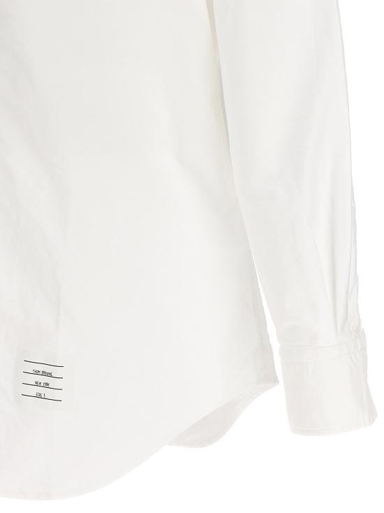 25SS 톰브라운 옥스포드 클래식 그로그랭 플래킷 긴팔 셔츠 MWL010EF0313100 - THOM BROWNE