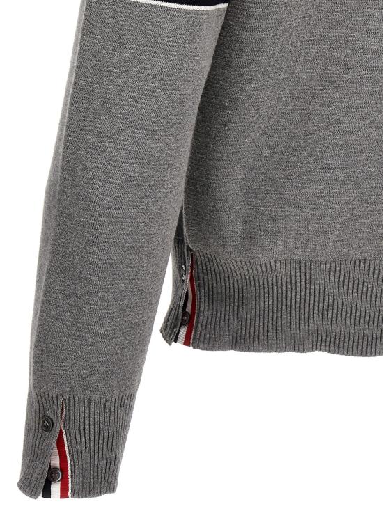 25SS 톰브라운 자카드 RWB 암밴드 니트 MKA326AY3001055 - THOM BROWNE