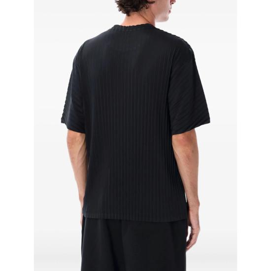 26SS 새티스파이 반팔 티셔츠 11043BKSA BLACK DOM - SATISFY