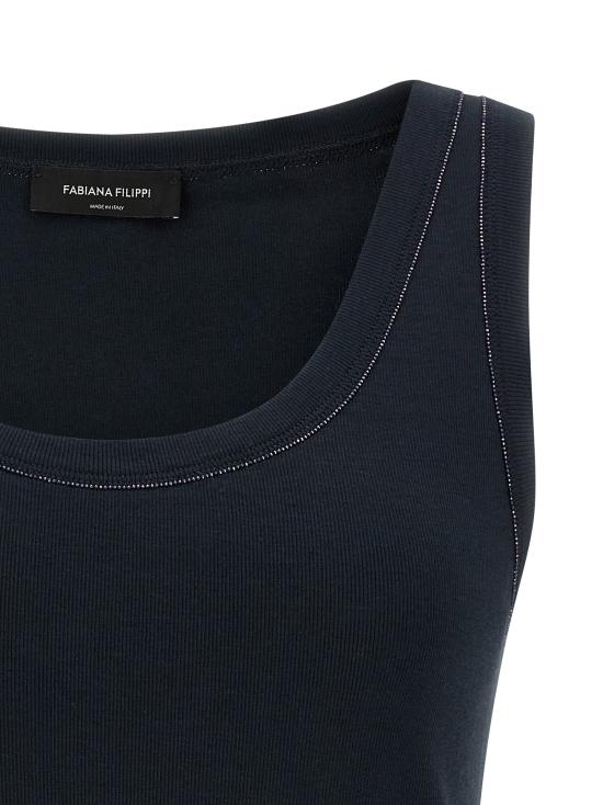 26SS 파비아나 필리피 민소매 티셔츠 JED266F602L8965146 - FABIANA FILIPPI