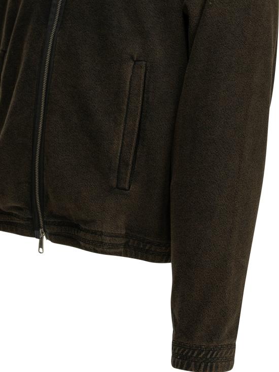 26SS 엠에프펜 집업 니트 M126043COVETFULLZIPBURNEDBLACK - MFPEN