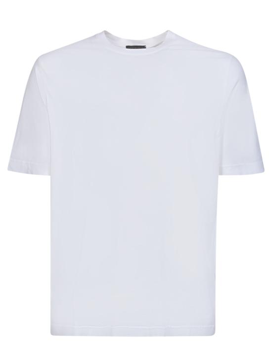 26SS 델 오글리오 반팔 티셔츠 TSMC JCREPE U001 White