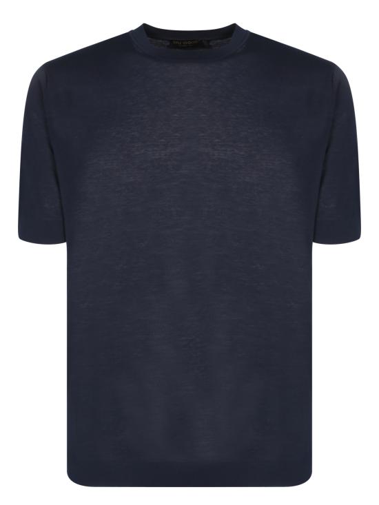 26SS 델 오글리오 반팔 티셔츠 TS0MC CR14R 890 Blue