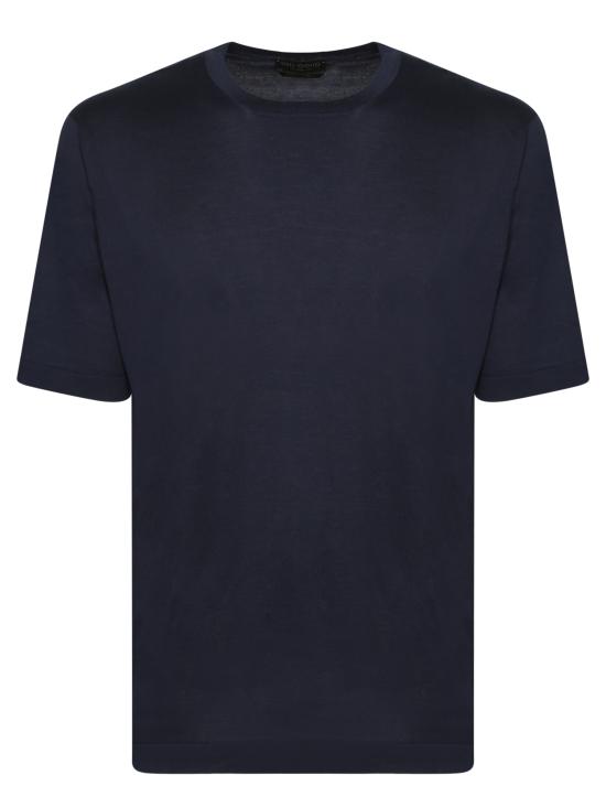 26SS 델 오글리오 반팔 티셔츠 TS0MC SU18R 891 Blue