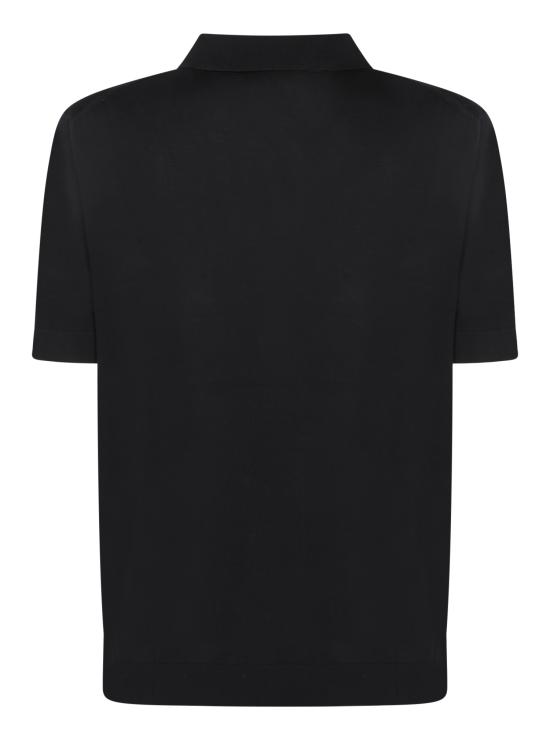 26SS 델 오글리오 폴로 티셔츠 PL0MCSK CR14R 990 Black - DELL'OGLIO