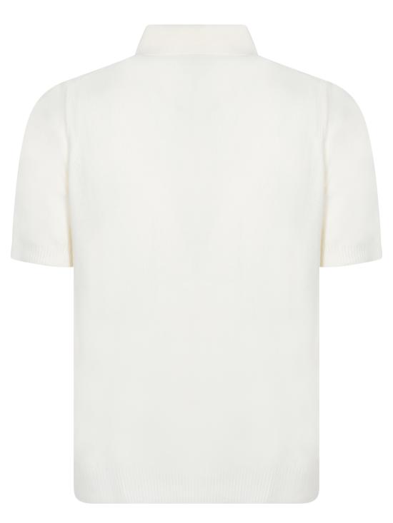 26SS 델 오글리오 폴로 티셔츠 PL1MC CR12S 020 White - DELL'OGLIO