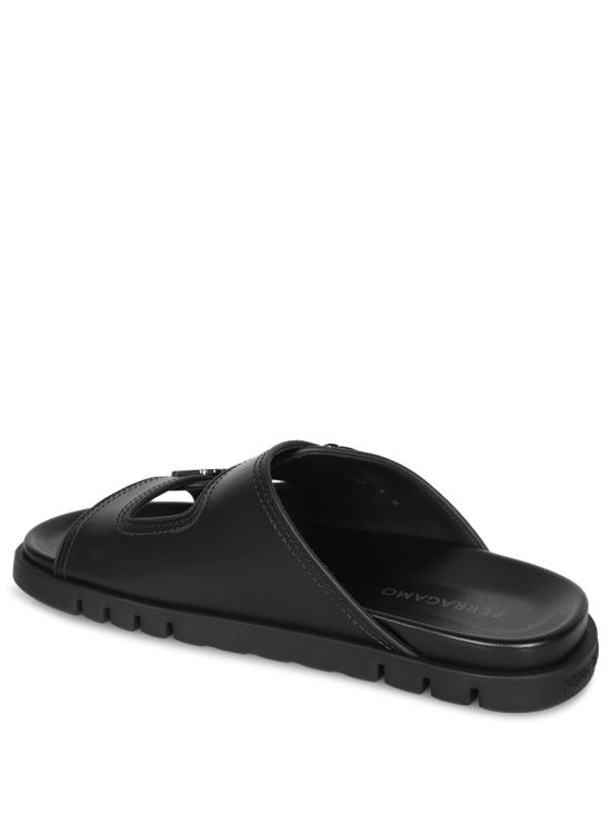 26SS 살바토레 페라가모 뮬/슬리퍼 027970 774491 001 Black - SALVATORE FERRAGAMO