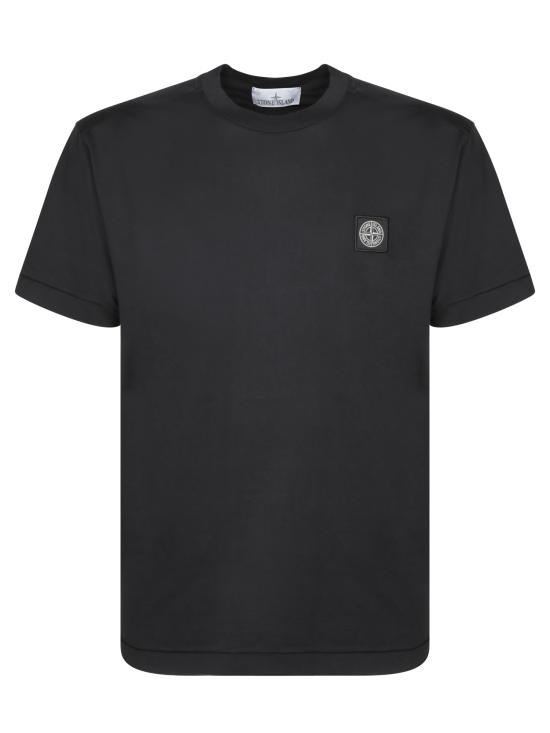  스톤 아일랜드 반팔 티셔츠 2100027 S0013 V0029 Black