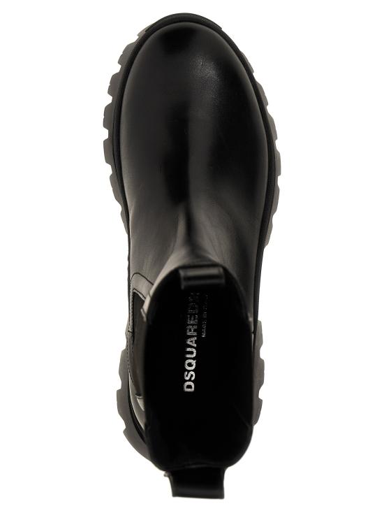  디스퀘어드2 부츠 D2 스테이트먼트  및 앵클  블랙 - DSQUARED2