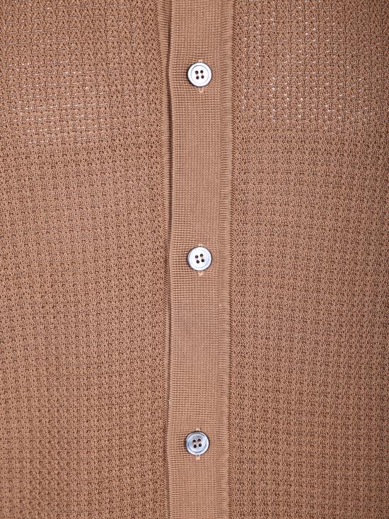 26SS 델 오글리오 반팔 셔츠 CA3MC CR14L 070 Brown - DELL'OGLIO