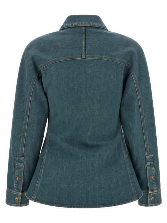 26SS 버버리 블라우스/셔츠 8118497MIDBLUE - BURBERRY