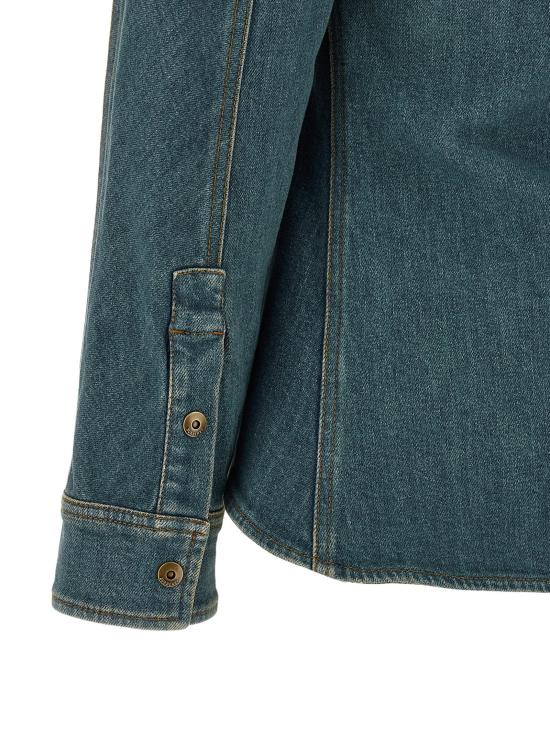 26SS 버버리 블라우스/셔츠 8118497MIDBLUE - BURBERRY