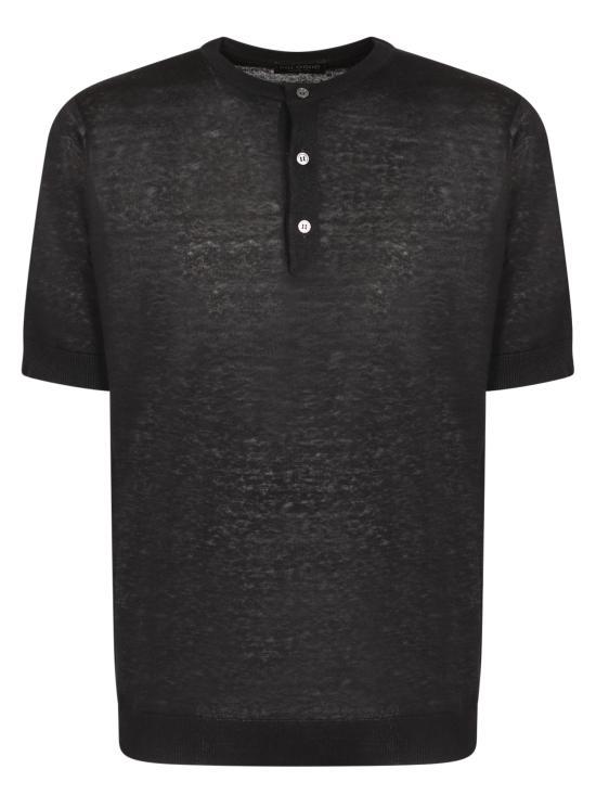 26SS 델 오글리오 스웨터 SE1MC LS16R 990 Black