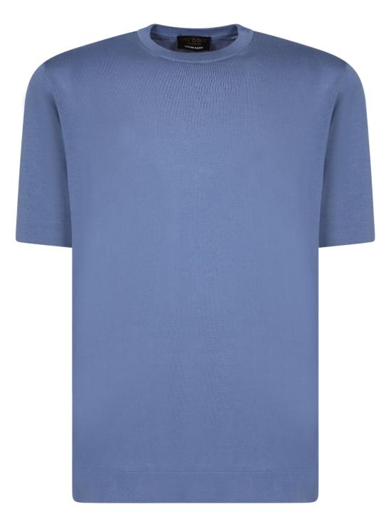 26SS 델 오글리오 반팔 티셔츠 TS0MC CR14R 870 Blue