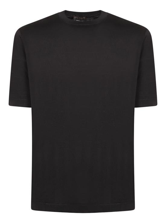 26SS 델 오글리오 반팔 티셔츠 TS0MC SU18R 990 Black