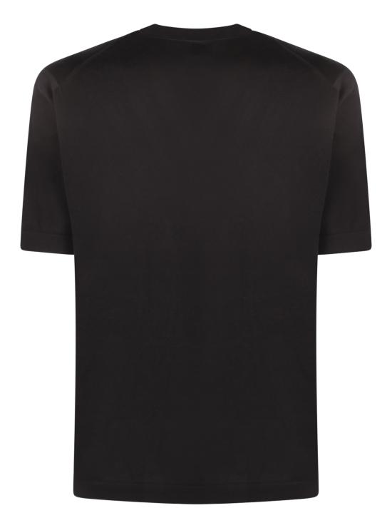 26SS 델 오글리오 반팔 티셔츠 TS0MC SU18R 990 Black - DELL'OGLIO