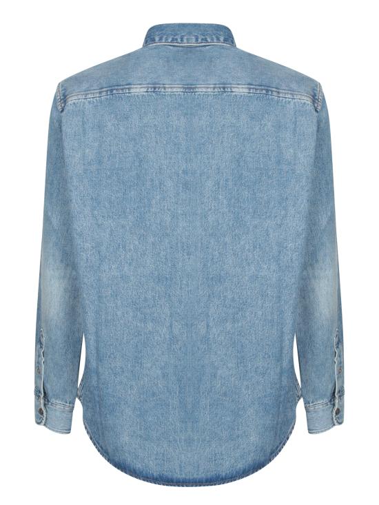 26SS 아미 데님 데님 셔츠 USH786 DE0056 480 Blue - AMI