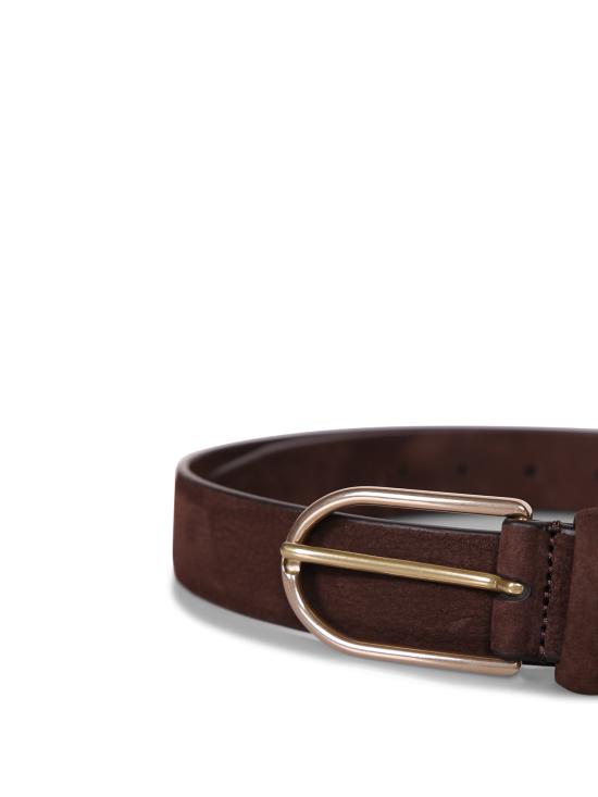 26SS 델 오글리오 가죽 벨트 0325 3851 07 PL146 M9 Brown - DELL'OGLIO