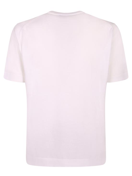 26SS 델 오글리오 반팔 티셔츠 TS0MC CR14R 001 White - DELL'OGLIO