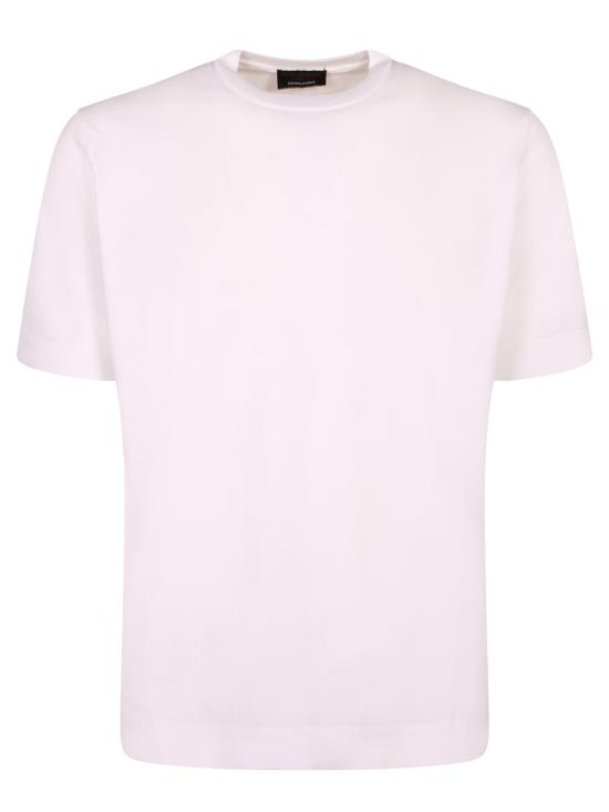 26SS 델 오글리오 반팔 티셔츠 TS0MC CR14R 001 White