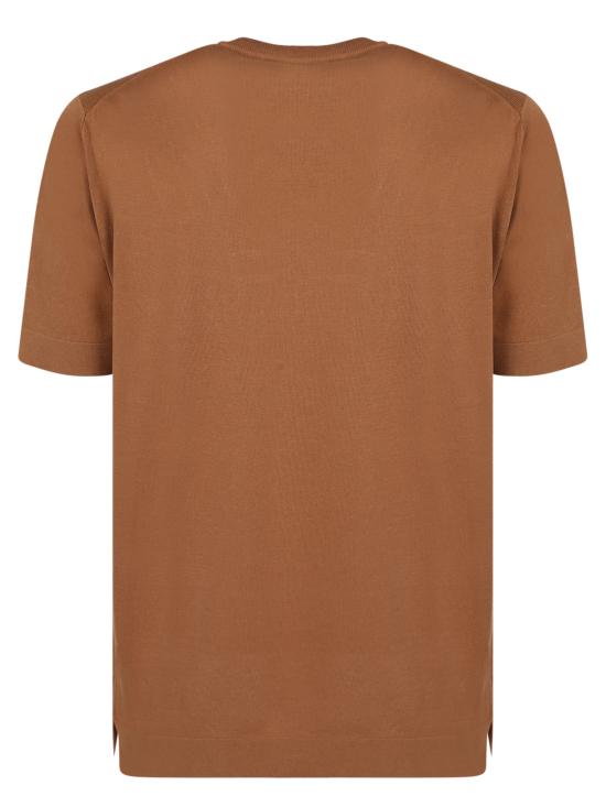 26SS 델 오글리오 반팔 티셔츠 TS0MC CR14R 070 Brown - DELL'OGLIO
