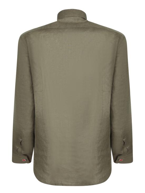 26SS 키톤 긴팔 셔츠 UMCNERP H09701 11 Brown - KITON