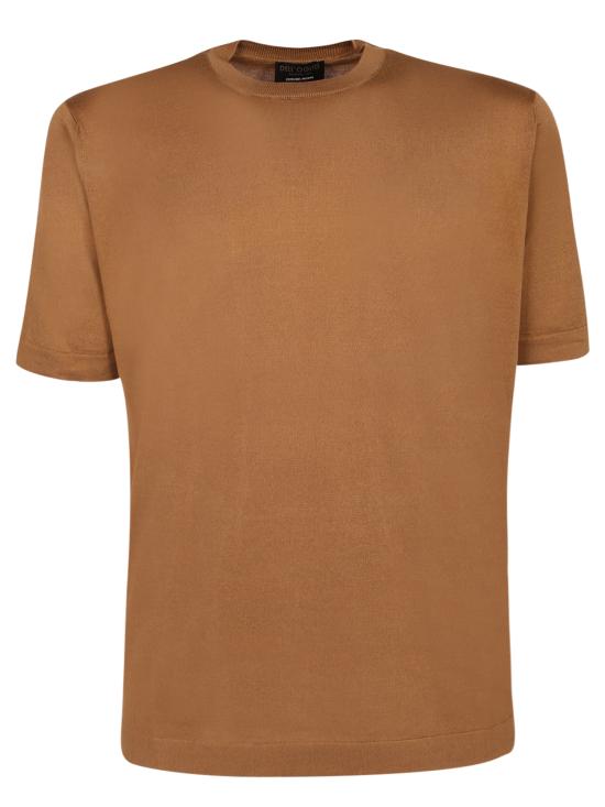 26SS 델 오글리오 반팔 티셔츠 TS0MC SU18R 922 Brown