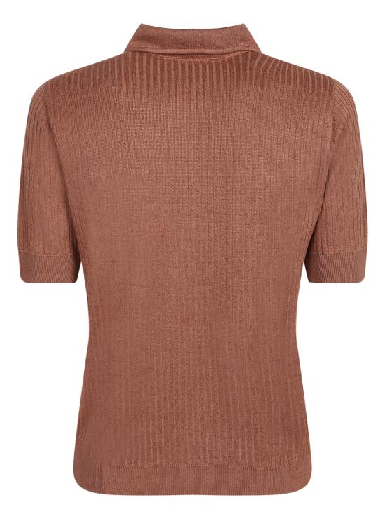 26SS 라르디니 폴로 티셔츠 CNLPMC90 CN64015A 450 Brown - LARDINI