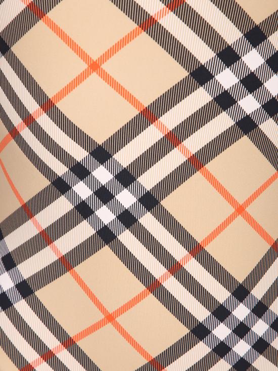 26SS 버버리 체크 원피스 수영복 8120073 B9368 Beige - BURBERRY