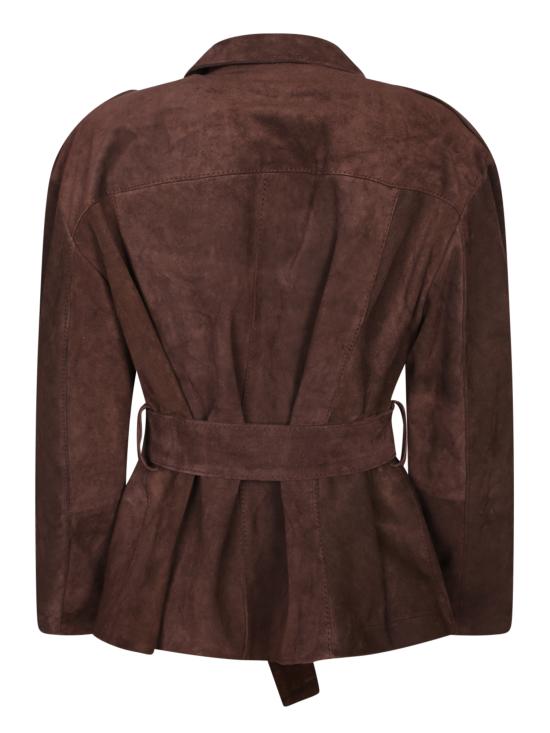 26SS 블랑카 비타 자켓 KIMONO CAMOSCIO MORO Brown - BLANCA VITA