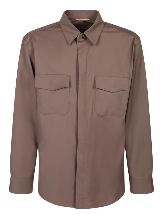 26SS 카날리 긴팔 셔츠 31021 AA05960 702 Beige