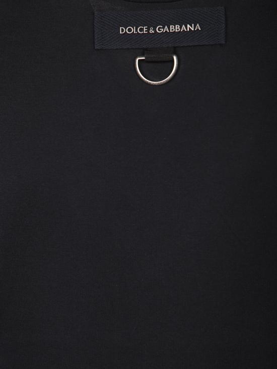 26SS 돌체앤가바나 반팔 티셔츠 G8PN9T G7PZH N0000 Black - DOLCE & GABBANA