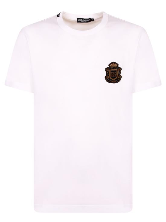 26SS 돌체앤가바나 반팔 티셔츠 G8PT1Z G7PZU W0800 White